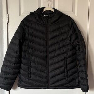 Women Black Puffer Jacket